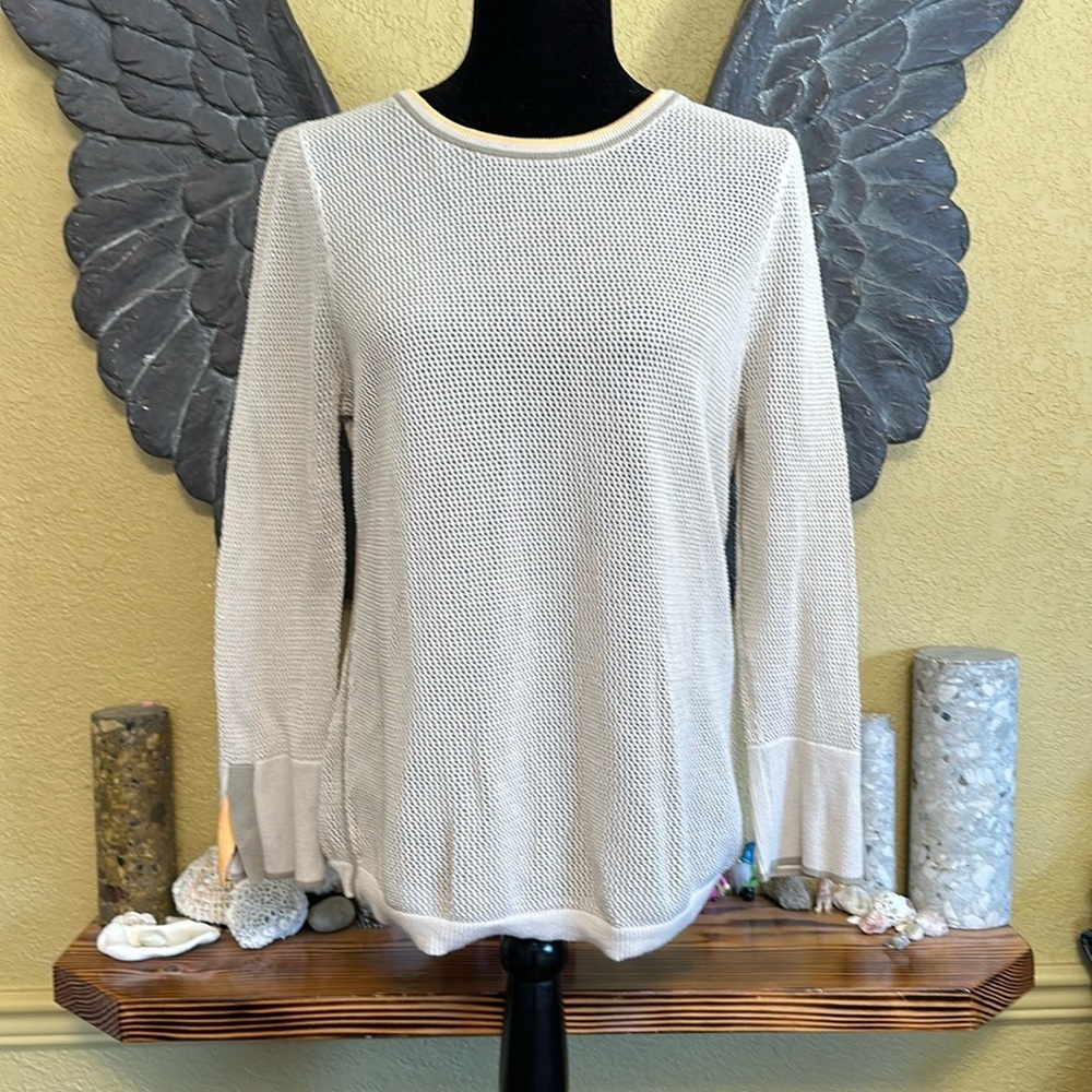 Tribal Knit Crew Neck Sweater